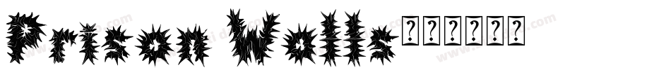 Prison Walls字体转换